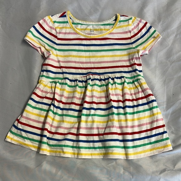 GAP - Baby Striped sundress with Bold Coloured stripes. - Picture 1 of 3